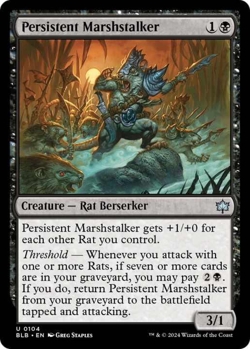 Persistent Marshstalker in the group Magic the Gathering / Sets / Bloomburrow at Proxyprinters.com (96849)