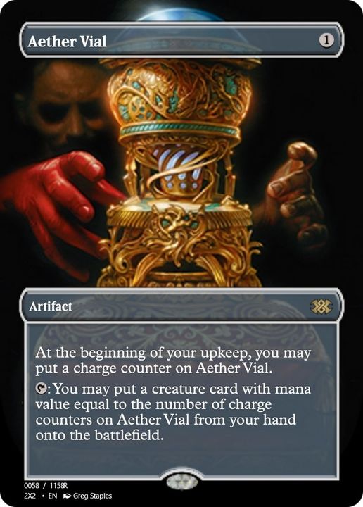 Aether Vial in the group Magic the Gathering / Types / Artifacts / Artifact at Proxyprinters.com (9685)