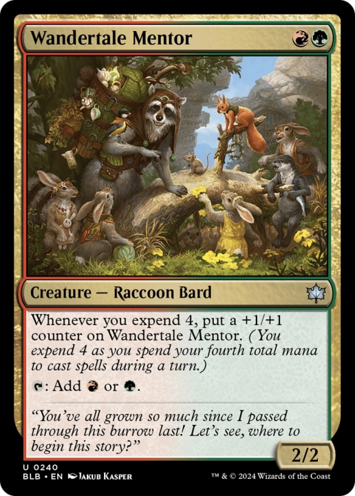 Wandertale Mentor in the group Magic the Gathering / Sets / Bloomburrow at Proxyprinters.com (96855)