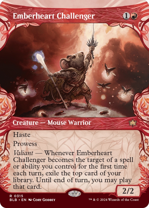 Emberheart Challenger in the group Magic the Gathering / Sets / Bloomburrow at Proxyprinters.com (96867)