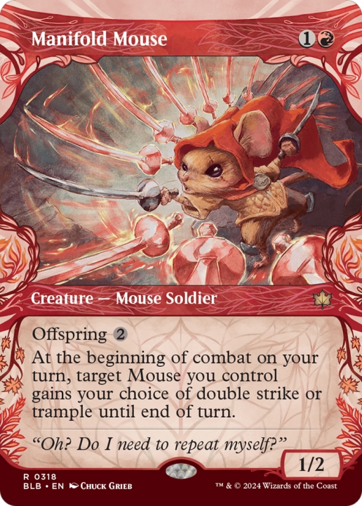 Manifold Mouse in the group Magic the Gathering / Sets / Bloomburrow at Proxyprinters.com (96870)