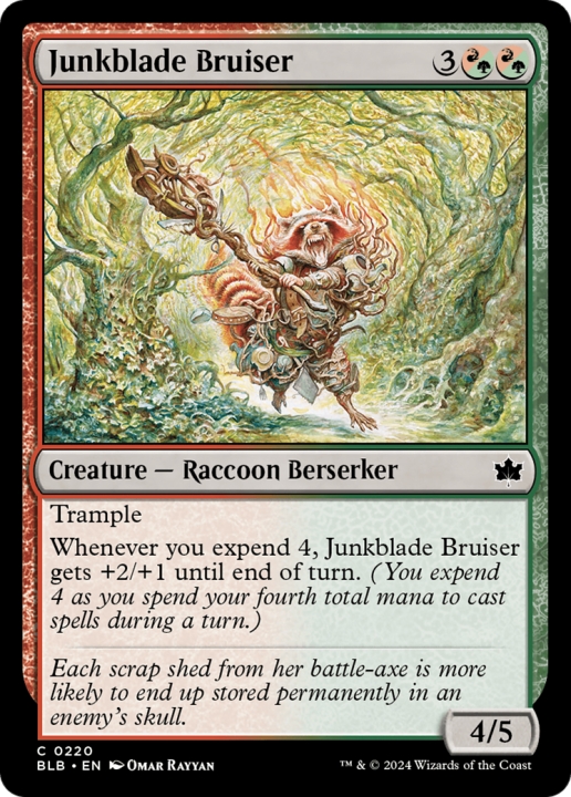 Junkblade Bruiser in the group Magic the Gathering / Sets / Bloomburrow at Proxyprinters.com (96878)