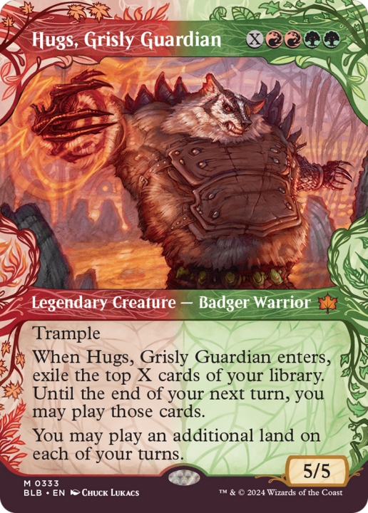 Hugs, Grisly Guardian in the group Magic the Gathering / Sets / Bloomburrow at Proxyprinters.com (96888)