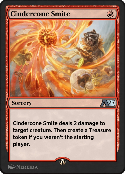 Cindercone Smite in the group Magic the Gathering / Sets / Alchemy: Bloomburrow at Proxyprinters.com (96890)