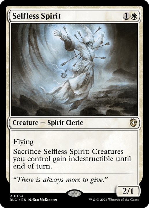 Selfless Spirit in the group Magic the Gathering / Sets / Bloomburrow Commander at Proxyprinters.com (96895)