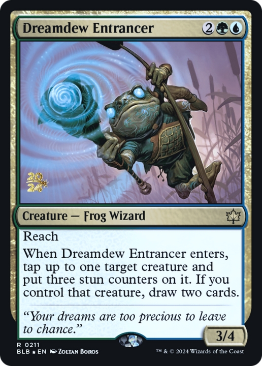 Dreamdew Entrancer in the group Magic the Gathering / Sets / Bloomburrow Promos at Proxyprinters.com (96901)