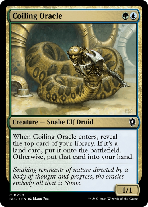 Coiling Oracle in the group Magic the Gathering / Sets / Bloomburrow Commander at Proxyprinters.com (96918)