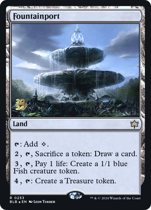 Fountainport in the group Magic the Gathering / Sets / Bloomburrow Promos at Proxyprinters.com (96925)