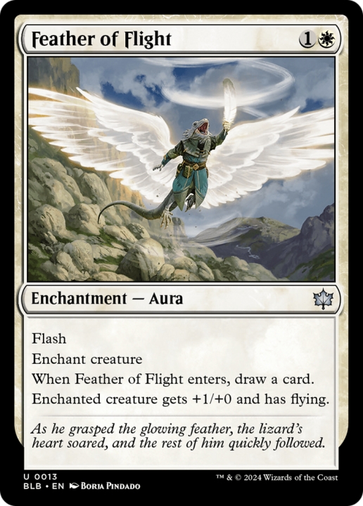 Feather of Flight in the group Magic the Gathering / Sets / Bloomburrow at Proxyprinters.com (96928)