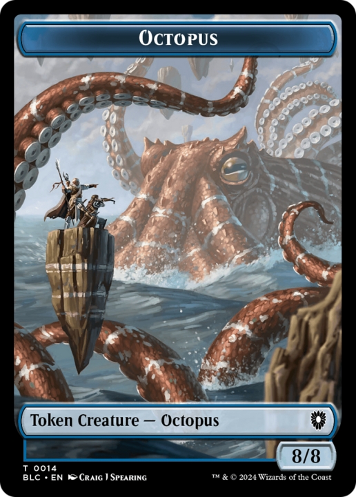 Octopus in the group Magic the Gathering / Sets / Bloomburrow Commander Tokens at Proxyprinters.com (96929)