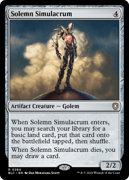 Solemn Simulacrum in the group Magic the Gathering / Sets / Bloomburrow Commander at Proxyprinters.com (96930)