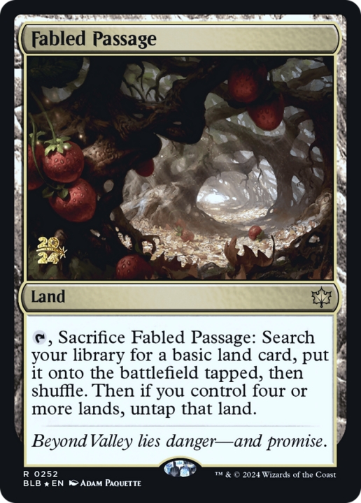 Fabled Passage in the group Magic the Gathering / Sets / Bloomburrow Promos at Proxyprinters.com (96932)