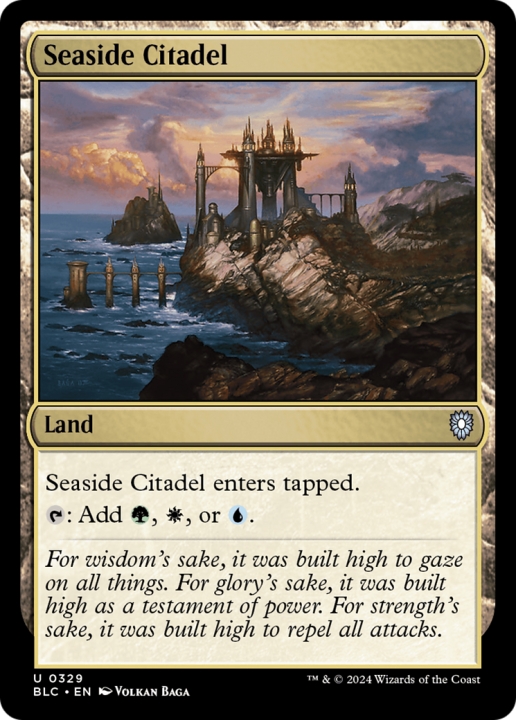 Seaside Citadel in the group Magic the Gathering / Sets / Bloomburrow Commander at Proxyprinters.com (96936)