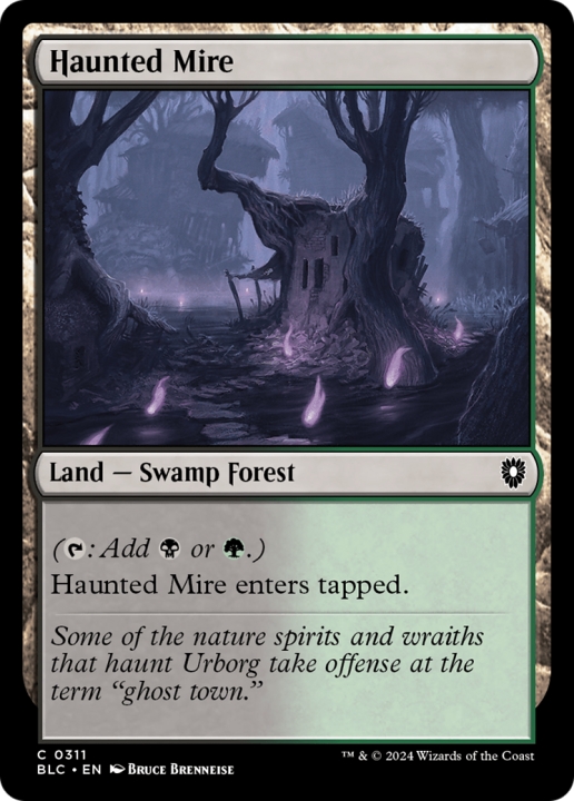 Haunted Mire in the group Magic the Gathering / Sets / Bloomburrow Commander at Proxyprinters.com (96940)