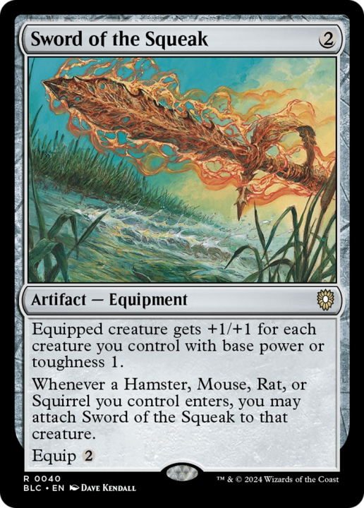 Sword of the Squeak in the group Magic the Gathering / Sets / Bloomburrow Commander at Proxyprinters.com (96941)