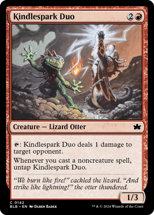 Kindlespark Duo in the group Magic the Gathering / Sets / Bloomburrow at Proxyprinters.com (96952)