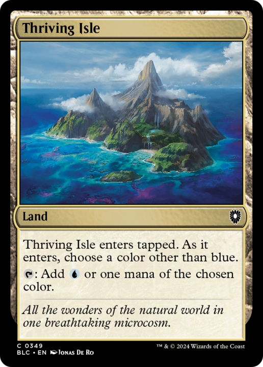 Thriving Isle in the group Magic the Gathering / Sets / Bloomburrow Commander at Proxyprinters.com (96981)