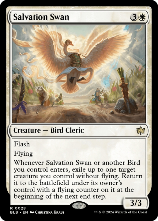 Salvation Swan in the group Magic the Gathering / Sets / Bloomburrow at Proxyprinters.com (96991)