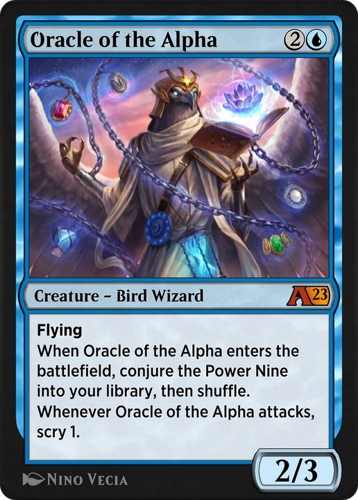 Oracle of the Alpha | Magic the Gathering | Premium Quality