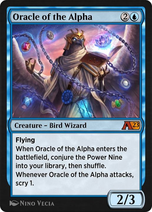 Oracle of the Alpha in the group Magic the Gathering / Types / Creatures / Wizard at Proxyprinters.com (97)