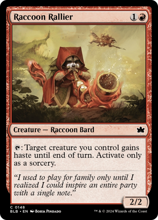 Raccoon Rallier in the group Magic the Gathering / Sets / Bloomburrow at Proxyprinters.com (97004)