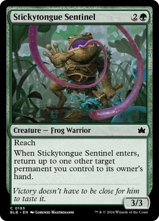 Stickytongue Sentinel in the group Magic the Gathering / Sets / Bloomburrow at Proxyprinters.com (97005)