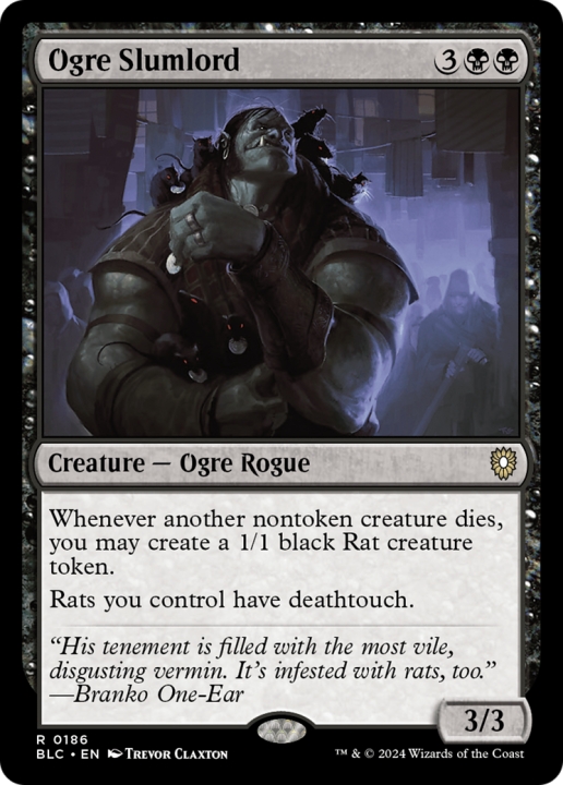 Ogre Slumlord in the group Magic the Gathering / Sets / Bloomburrow Commander at Proxyprinters.com (97008)