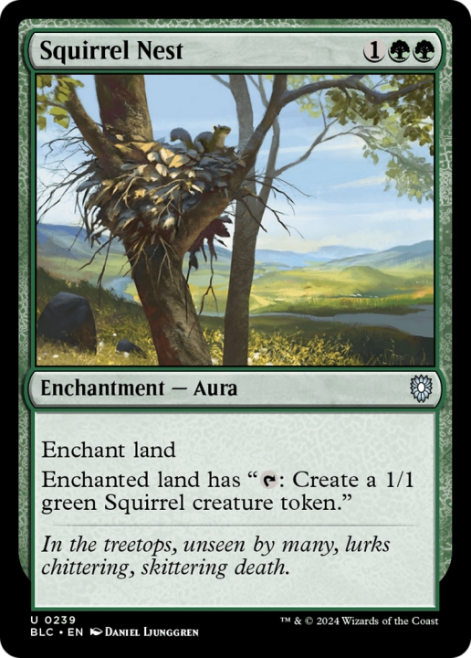 Squirrel Nest in the group Magic the Gathering / Sets / Bloomburrow Commander at Proxyprinters.com (97027)