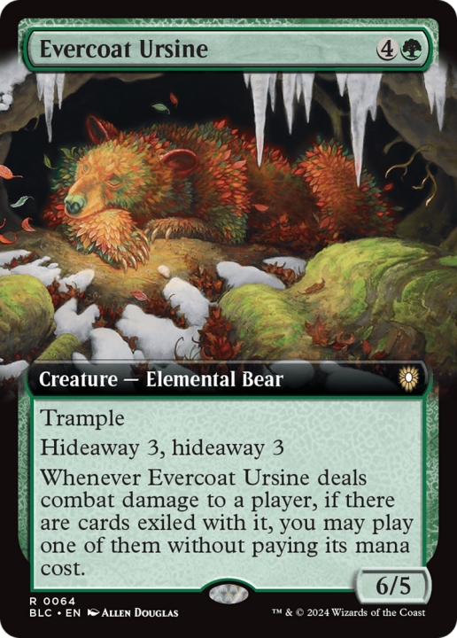 Evercoat Ursine in the group Magic the Gathering / Sets / Bloomburrow Commander at Proxyprinters.com (97033)