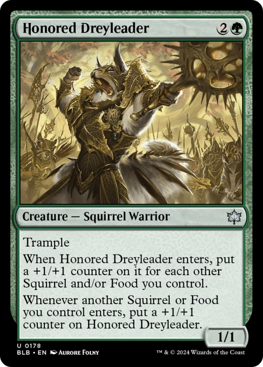 Honored Dreyleader in the group Magic the Gathering / Sets / Bloomburrow at Proxyprinters.com (97036)