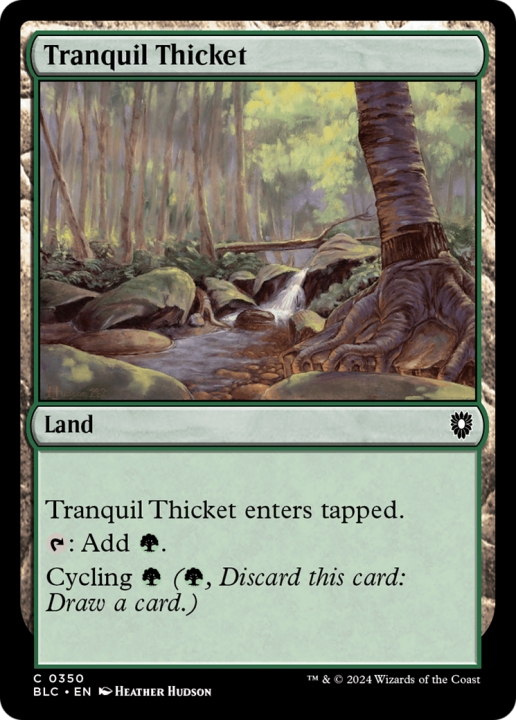 Tranquil Thicket in the group Magic the Gathering / Sets / Bloomburrow Commander at Proxyprinters.com (97039)