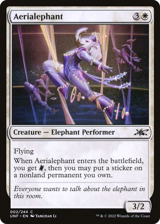 Aerialephant in the group Magic the Gathering / Types / Colors / White at Proxyprinters.com (9704)