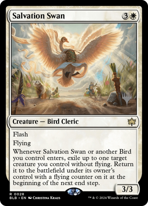 Salvation Swan in the group Magic the Gathering / Sets / Bloomburrow Promos at Proxyprinters.com (97053)