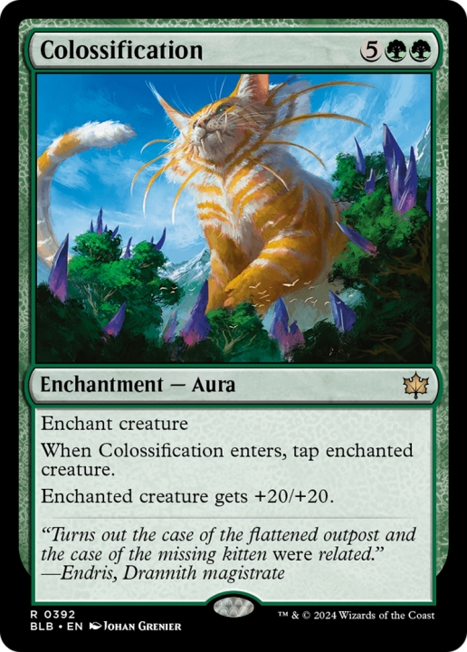 Colossification in the group Magic the Gathering / Sets / Bloomburrow at Proxyprinters.com (97058)