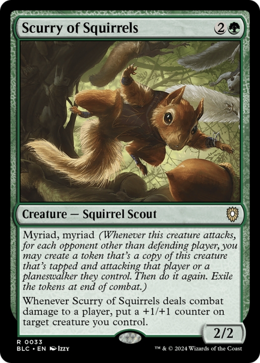 Scurry of Squirrels in the group Magic the Gathering / Sets / Bloomburrow Commander at Proxyprinters.com (97061)