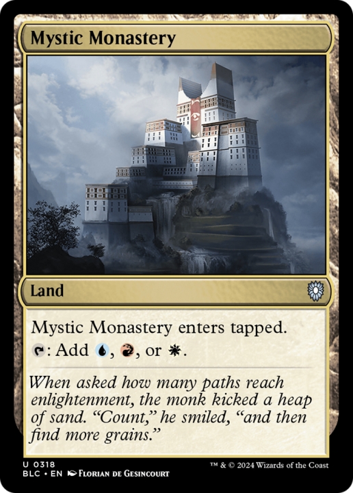 Mystic Monastery in the group Magic the Gathering / Sets / Bloomburrow Commander at Proxyprinters.com (97071)