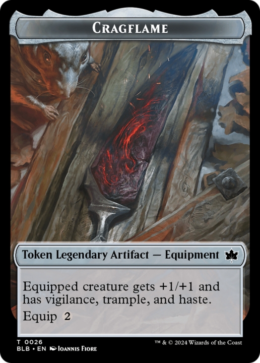 Cragflame in the group Magic the Gathering / Sets / Bloomburrow Tokens at Proxyprinters.com (97075)