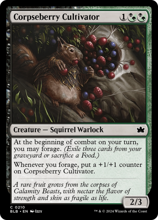 Corpseberry Cultivator in the group Magic the Gathering / Sets / Bloomburrow at Proxyprinters.com (97082)