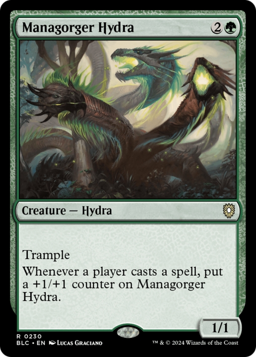 Managorger Hydra in the group Magic the Gathering / Sets / Bloomburrow Commander at Proxyprinters.com (97083)