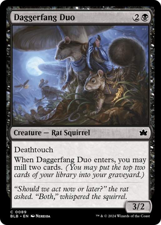 Daggerfang Duo in the group Magic the Gathering / Sets / Bloomburrow at Proxyprinters.com (97100)