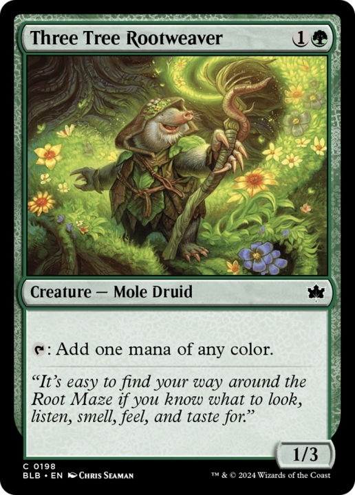 Three Tree Rootweaver in the group Magic the Gathering / Sets / Bloomburrow at Proxyprinters.com (97108)