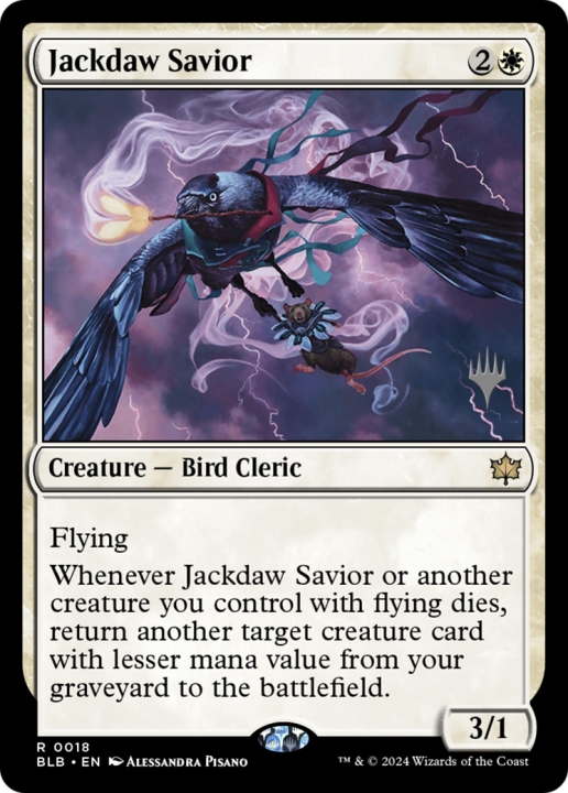 Jackdaw Savior in the group Magic the Gathering / Sets / Bloomburrow Promos at Proxyprinters.com (97115)