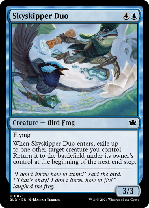 Skyskipper Duo in the group Magic the Gathering / Sets / Bloomburrow at Proxyprinters.com (97122)