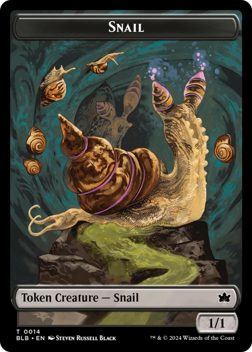 Snail in the group Magic the Gathering / Sets / Bloomburrow Tokens at Proxyprinters.com (97135)