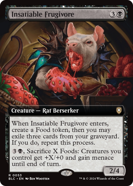 Insatiable Frugivore in the group Magic the Gathering / Sets / Bloomburrow Commander at Proxyprinters.com (97152)