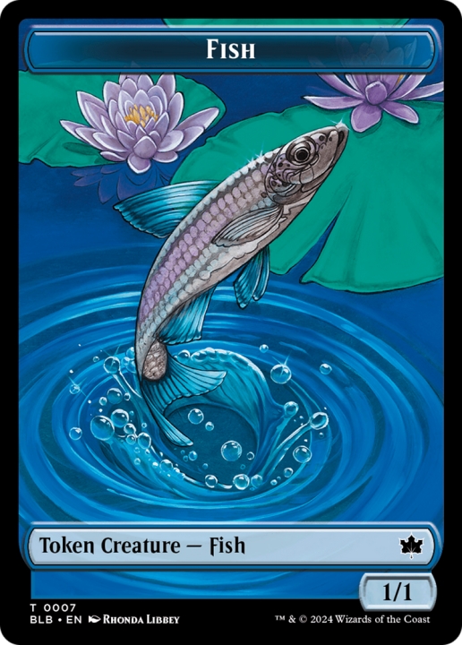 Fish in the group Magic the Gathering / Sets / Bloomburrow Tokens at Proxyprinters.com (97156)