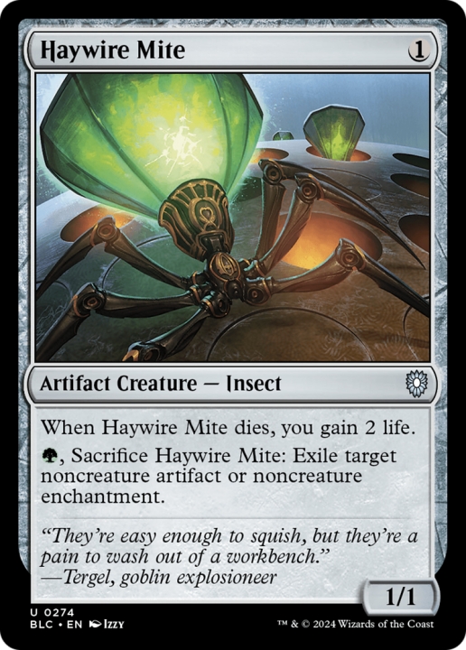 Haywire Mite in the group Magic the Gathering / Sets / Bloomburrow Commander at Proxyprinters.com (97157)