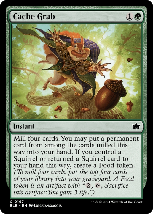 Cache Grab in the group Magic the Gathering / Types / Colors / Green at Proxyprinters.com (97169)