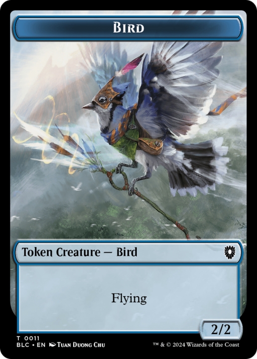 Bird in the group Magic the Gathering / Sets / Bloomburrow Commander Tokens at Proxyprinters.com (97172)