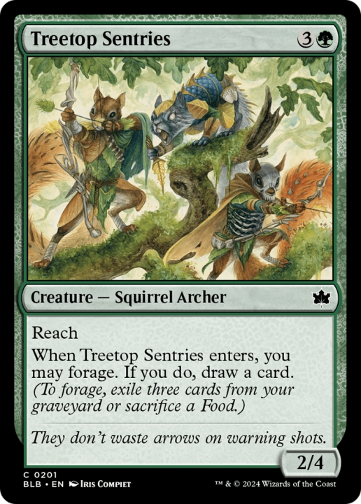 Treetop Sentries in the group Magic the Gathering / Sets / Bloomburrow at Proxyprinters.com (97175)